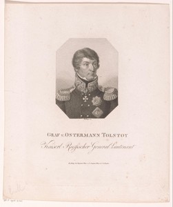 Portret van Aleksandr Iwanowitsch, graaf Ostermann-Tolstoj