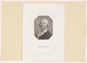 Portret van Alessandro Cagliostro
