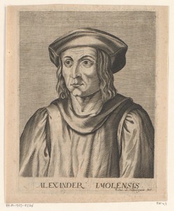 Portret van Alessandro Tartagni