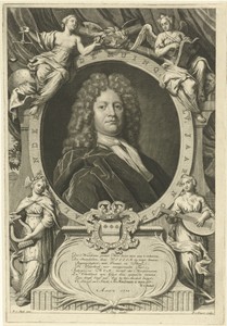 Portret van Alexander de Muncq op 55-jarige leeftijd