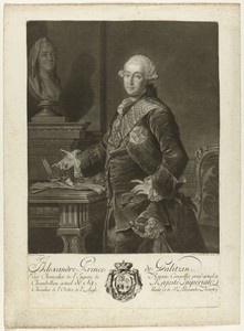 Portret van Alexander Galitzin
