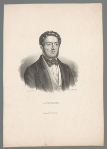 Portret van Alexander Karl Hermann Braun