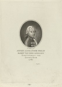 Portret van Alexander Philip van der Capellen