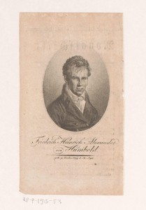 Portret van Alexander von Humboldt