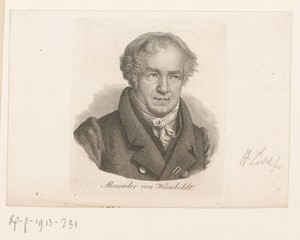 Portret van Alexander von Humboldt