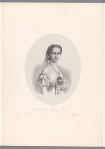 Portret van Alexandra van Denemarken als Prinses van Wales