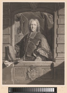 Portret van Alexandre Milon de Mesme in openstaand raam