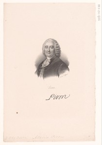 Portret van Alexis Piron
