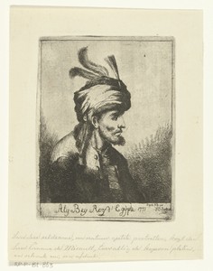 Portret van Ali Bey al-Kabir