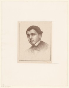 Portret van Allard Pierson op 16-jarige leeftijd