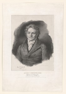 Portret van Alois Senefelder