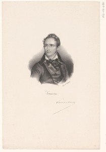 Portret van Alphonse de Lamartine