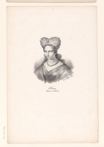 Portret van Altina, vrouw van Chlodio