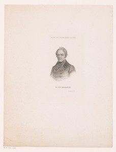 Portret van Amable Guillaume Prosper Brugière (baron de Barante)