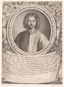Portret van Amadeus VII van Savoye
