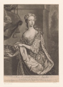 Portret van Amalia van Hannover