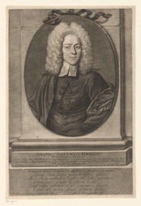 Portret van Amandus Gotthold Fehmel