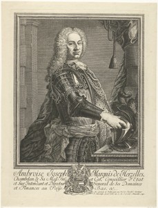 Portret van Ambroise-Joseph, marquis de Herzelles