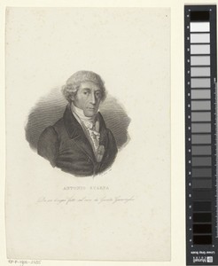 Portret van anatomist Antonio Scarpa