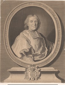 Portret van André-Hercule de Fleury