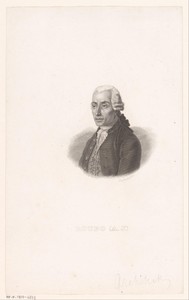 Portret van André Jacob Roubo