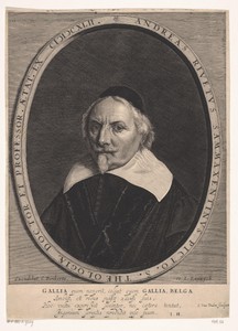 Portret van André Rivet op 60-jarige leeftijd