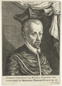 Portret van Andreas aartshertog van Oostenrijk