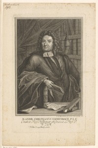 Portret van Andreas Christian Eschenbach