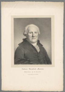 Portret van Andreas Ehrenfried Martens