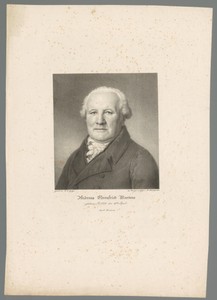 Portret van Andreas Ehrenfried Martens