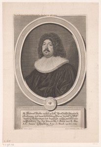 Portret van Andreas Harder op 53-jarige leeftijd