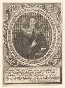 Portret van Andreas Unglenk op 55-jarige leeftijd