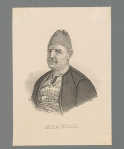 Portret van Andreas Vokos Miaoulis