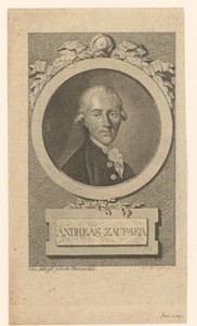 Portret van Andreas Zaupser