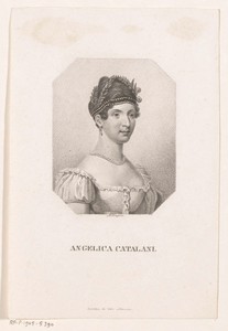Portret van Angelica Catalani