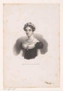 Portret van Angelica Catalani