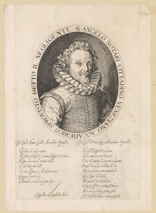Portret van Angelo Notari op 40-jarige leeftijd