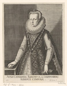 Portret van Anna Catharina von Gumppenberg