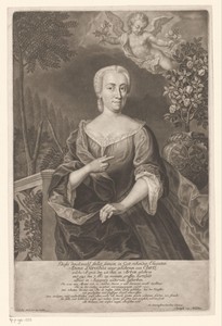 Portret van Anna Dorothea von Halder