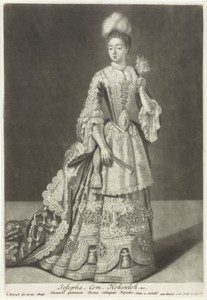 Portret van Anna Josepha gravin van Hohenlohe