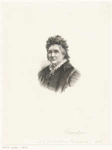 Portret van Anna Louisa Gertrude Bosboom-Toussaint