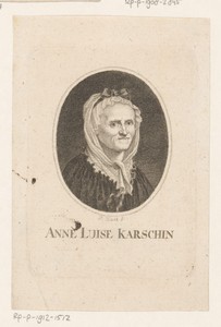 Portret van Anna Luise Karsch