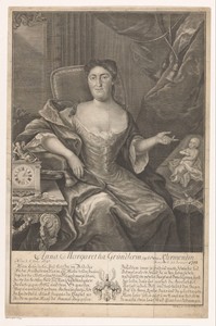 Portret van Anna Margaretha Gründler