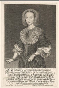 Portret van Anna Maria Peller