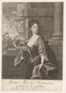 Portret van Anna Maria Romanus