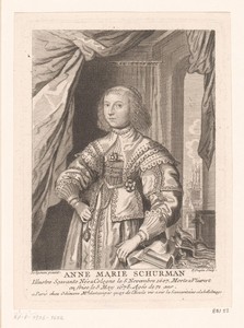 Portret van Anna Maria van Schurman