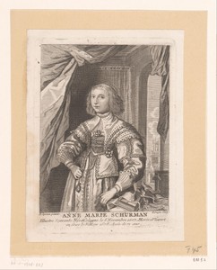 Portret van Anna Maria van Schurman