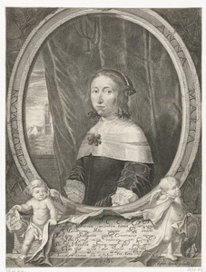 Portret van Anna Maria van Schurman
