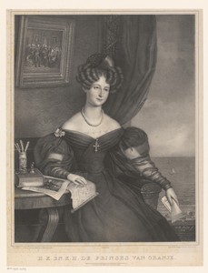 Portret van Anna Paulowna Romanowa