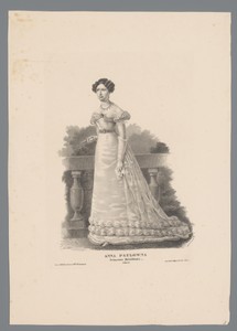 Portret van Anna Paulowna Romanowa